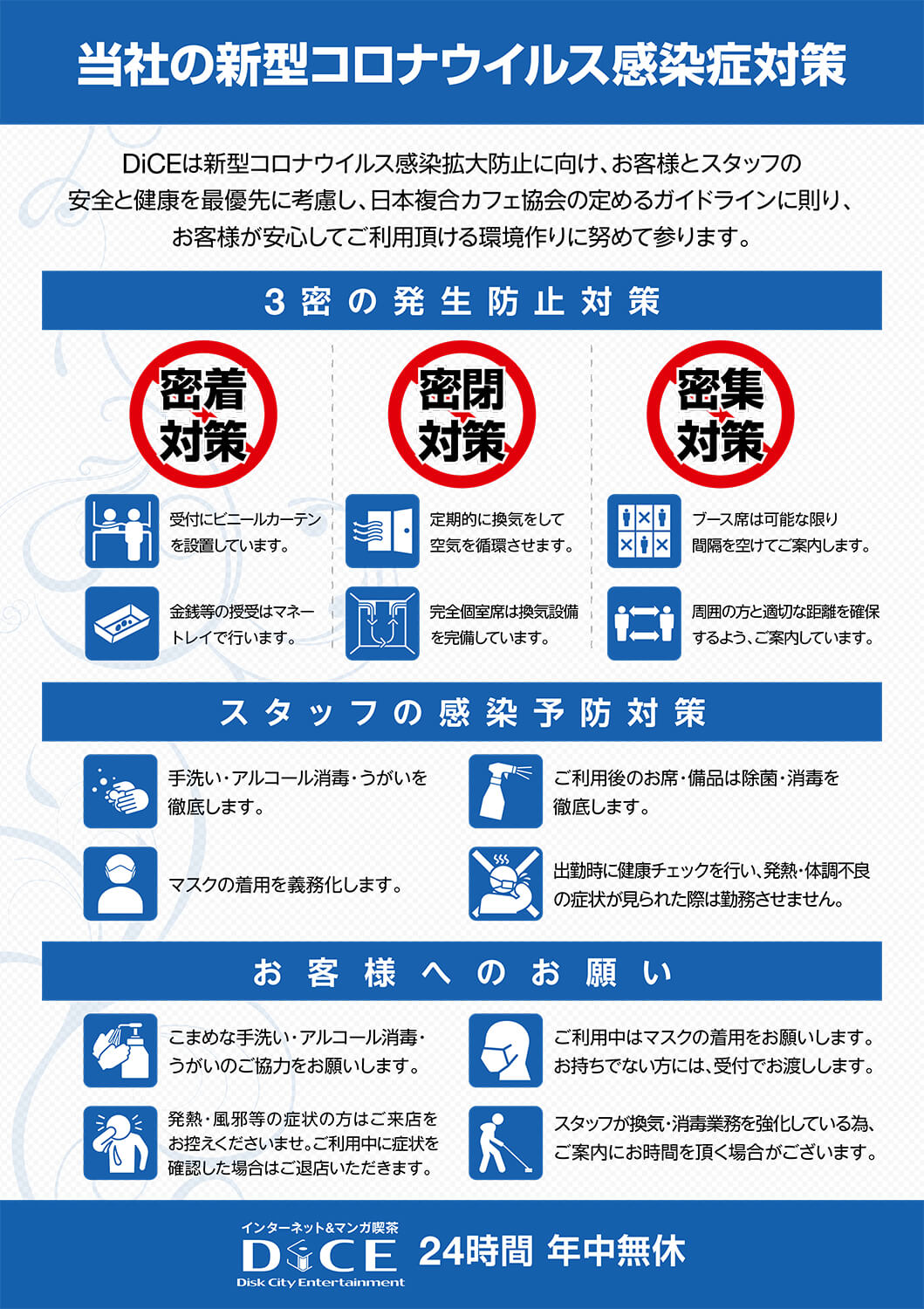 Dice æ–°åž‹ã‚³ãƒ­ãƒŠã‚¦ã‚¤ãƒ«ã‚¹æ„ŸæŸ